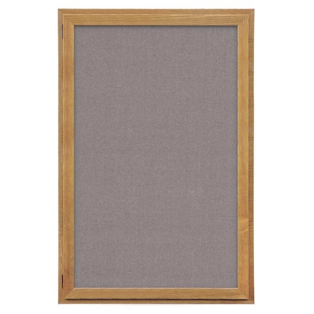 United Visual Products Indoor Enclosed Combo Board, 72"x36", Satin Frame/White Porc & Burgundy UVCB7236-WHTPORC-DBURGU